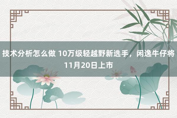 技术分析怎么做 10万级轻越野新选手，闲逸牛仔将11月20日上市